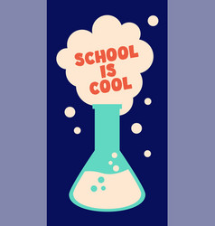 School Is Cool Card Poster