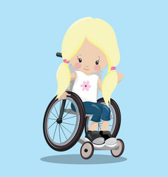 Disabled Girl White Tie Down 08