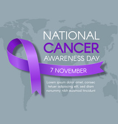 National Cancer Awareness Day Square Card