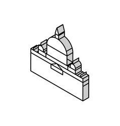 Saint Peter Basilica Isometric Icon