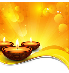 Elegant Wavy Diwali Design