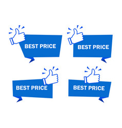 Blue Banner Best Price Business Success