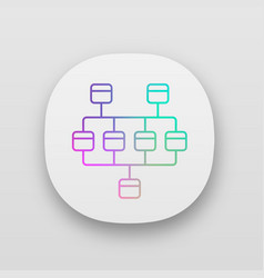 Network Diagram App Icon Cluster Diagram