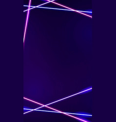 Pink And Purple Neon Frame On A Social Story