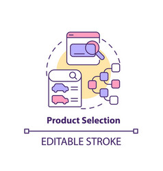 Product Selection Concept Icon