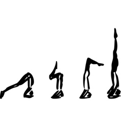 Yoga Pose Sirsasana