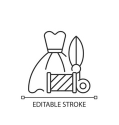 Wedding And Prom Gown Alterations Linear Icon