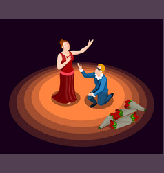 Theatre Isometric Icon