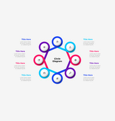 Cycle Diagram With 8 Options Or Steps Slides