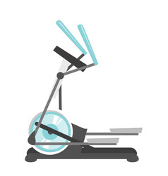 Elliptical Cross Trainer Machine Cartoon