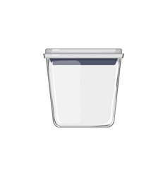 Clean Glass Container Cartoon