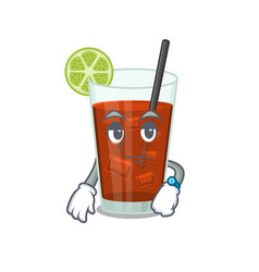 Mascot Design Style Cuba Libre Cocktail