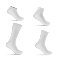 Socks Worn On Invisible Leg Realistic Templates