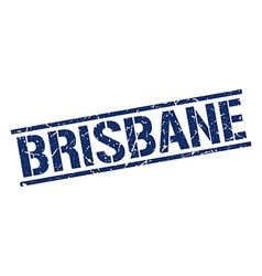 Brisbane Blue Square Stamp