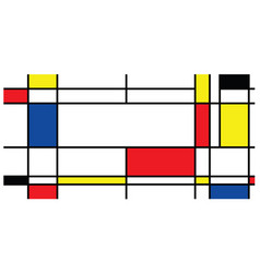 Piet Mondrian Style