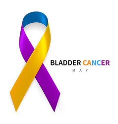 Bladder Cancer Awareness Month Realistic Marigold