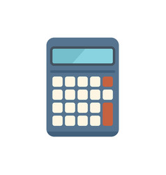 Calculator Scientist Icon Flat Lab