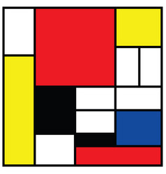 Piet Mondrian Style