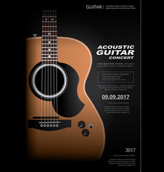 Acoustic Guitar Concert Poster