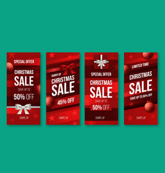 Christmas Sale Instagram Stories Collection Design