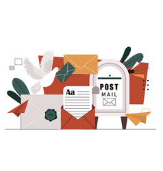 Post Mail Concept