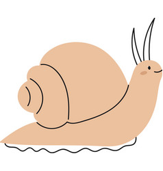 Snail Hand Drawn