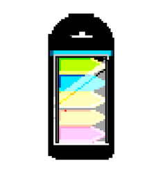 Empty Note Sticker Game Pixel Art