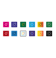 Instagram Social Media Icons