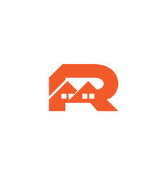 Letter R Home Resident Simple Logo