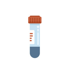 Test Tube Probe Icon Flat Scientist Lab