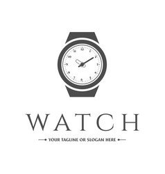 Vintage Retro Luxury Classic Watch Icon Logo