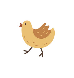 Cute Little Chicken Cartoon Farm Animal Breeding