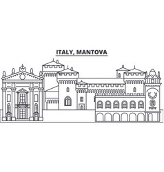 Italy Mantova Line Skyline