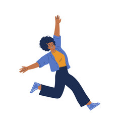 Woman Character Falling Down After Slip