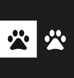 Paw Icon Logo Set