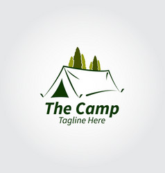 Camp Logo Design Template