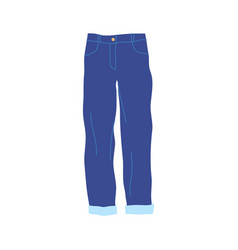 Cartoon Clothes Male Dark Blue Jeans