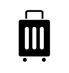 Suitcase Silhouette Icon