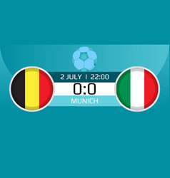 Belgium Vs Italy Soccer Match Score