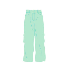 Cartoon Clothes Male Green Pants