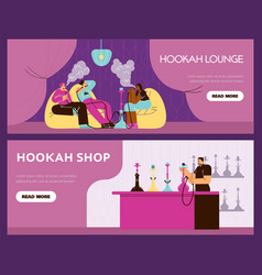 Hookah Lounge And Shop Flyers Or Banners