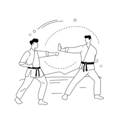 Martial Arts Abstract Concept