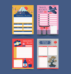 Travel To Japan Journal Planner Template