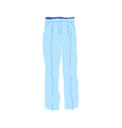 Cartoon Clothes Male Light Blue Pants