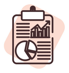 Office Analyses On White Background