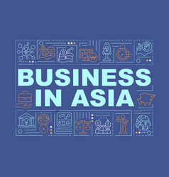 Business Friendly Asian Countries Word Concepts