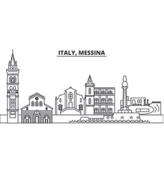 Italy Messina Line Skyline