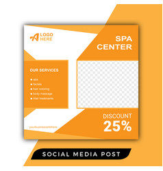 Beauty And Spa Center Social Media Post