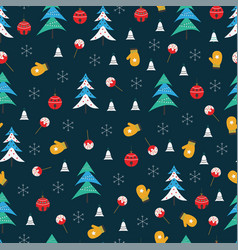 Allover Xmas Seamless Surface Pattern Aesthetic