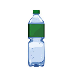 Cold Mineral Water Bottle Cartoon